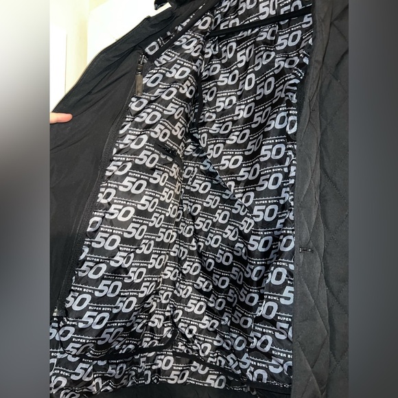 NFL Super Bowl 50 Special Edition Quilted 3in1 Jacket and Vest Set RARE - Picture 6 of 16